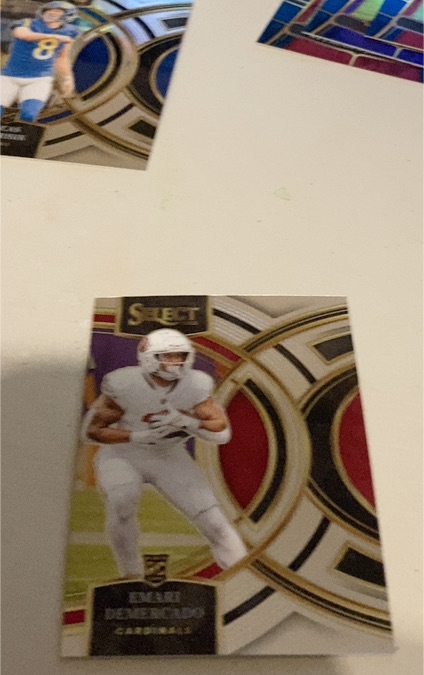 2023 Panini Select #160 Emari Demercado Card Arizona Cardinals — front