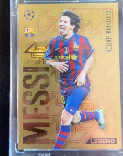 2023 Topps Gold Edge Edition Lionel Messi Gold Edge #6 — front