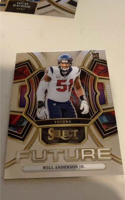 2023 Panini Select #FUT-WAN Will Anderson Jr. Select Future — front