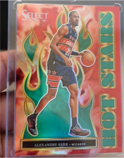 2024-25 Panini Select #10 Alexandre Sarr Hot Stars — front