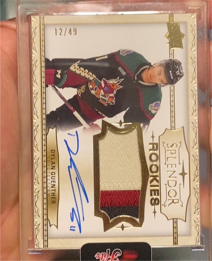 2022-23 Upper Deck The Cup Splendor Rookies #SP-DG Dylan Guenther — front