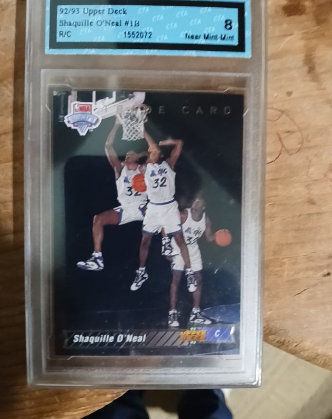 1992-93 Upper Deck #1B Shaquille O'Neal Rookie Card — front