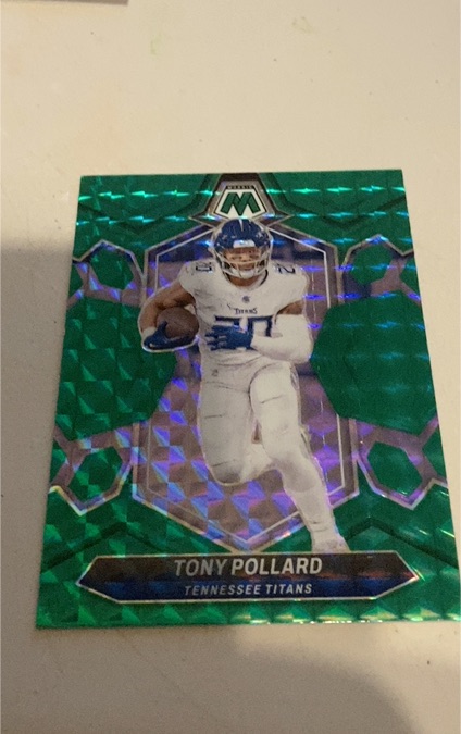 2024 Panini Mosaic Green Mosaic Prizm Tony Pollard — front