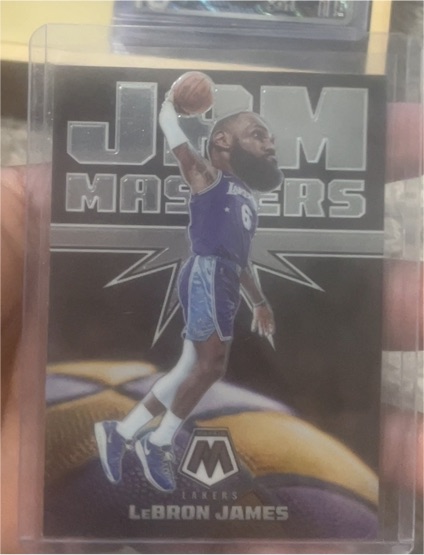 2021-22 Panini Mosaic #1 LeBron James Jam Masters — front