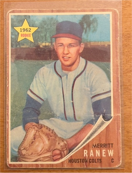 1962 Topps #156 Merritt Ranew — front