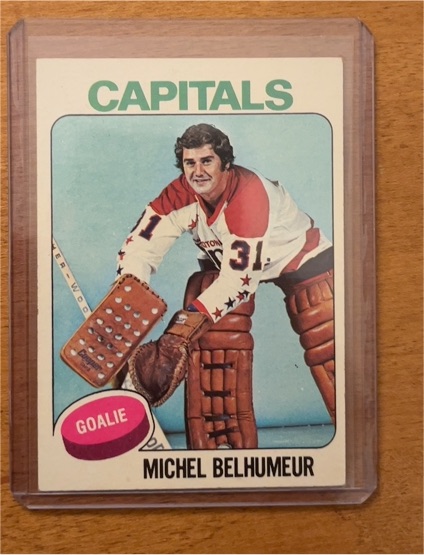 1975 Topps #232 Michel Belhumeur — front