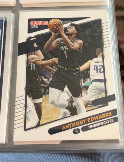 2021-22 Panini Donruss #175 Anthony Edwards — front