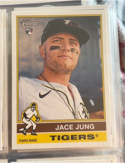 2025 Topps Heritage #71 Jace Jung — front