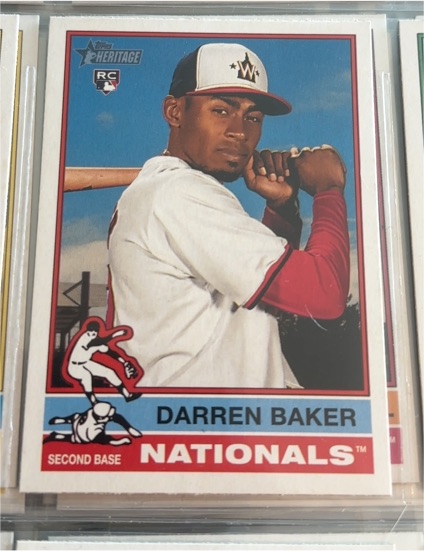 2025 Topps Heritage #301 Darren Baker — front