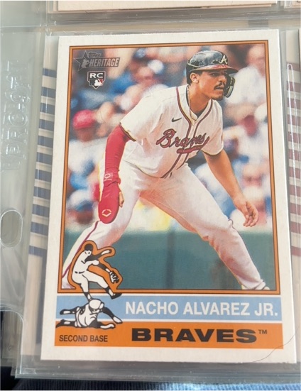 2025 Topps Heritage #145 Nacho Alvarez Jr. — front