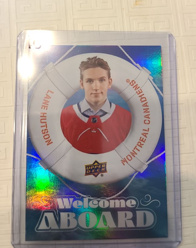 2024-25 Upper Deck Series 2 #WA-16 Lane Hutson Welcome Aboard — front