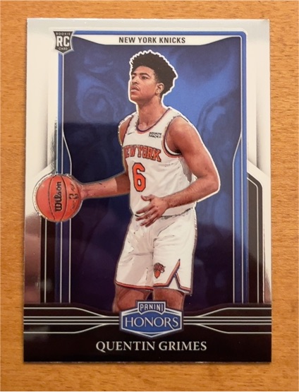 2021-22 Panini Chronicles Honors #695 Quentin Grimes — front