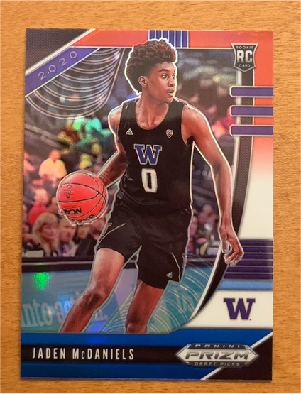 2020 Panini Prizm Draft Picks #11 Jaden McDaniels — front
