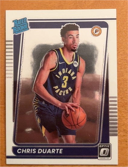 2021-22 Donruss Optic #173 Chris Duarte — front