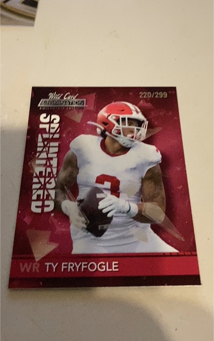 2021 Wild Card Alumination Splintered #220/299 Ty Fryfogle — front