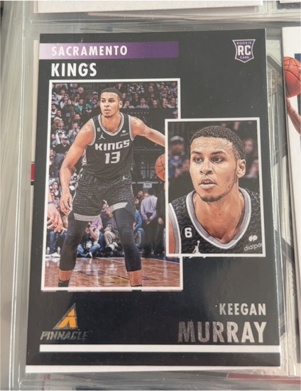 2022-23 Panini Chronicles Pinnacle #82 Keegan Murray — front