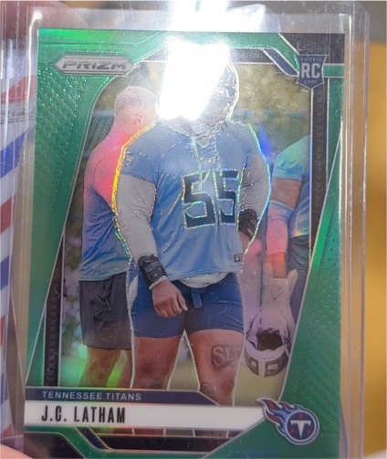 2024 Panini Prizm #334 J.C. Latham — front