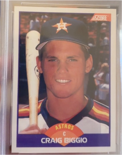 1989 Score #237 Craig Biggio — front