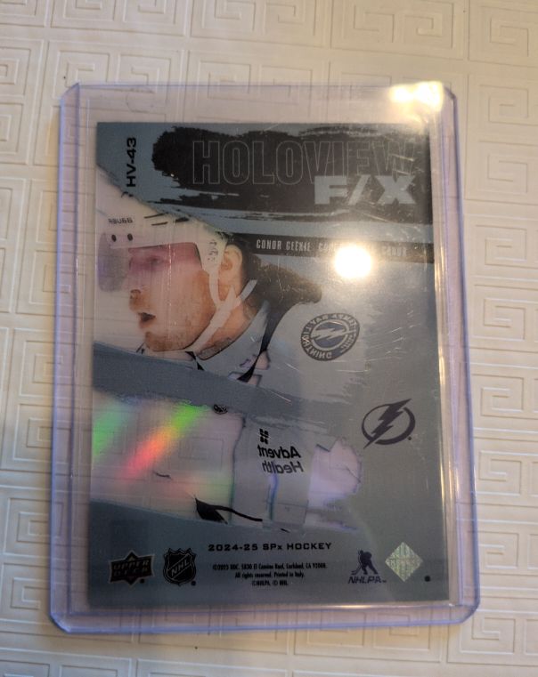 2024-25 Upper Deck SPx Holoview F/X #HV-43 Conor Geekie Rookie — front