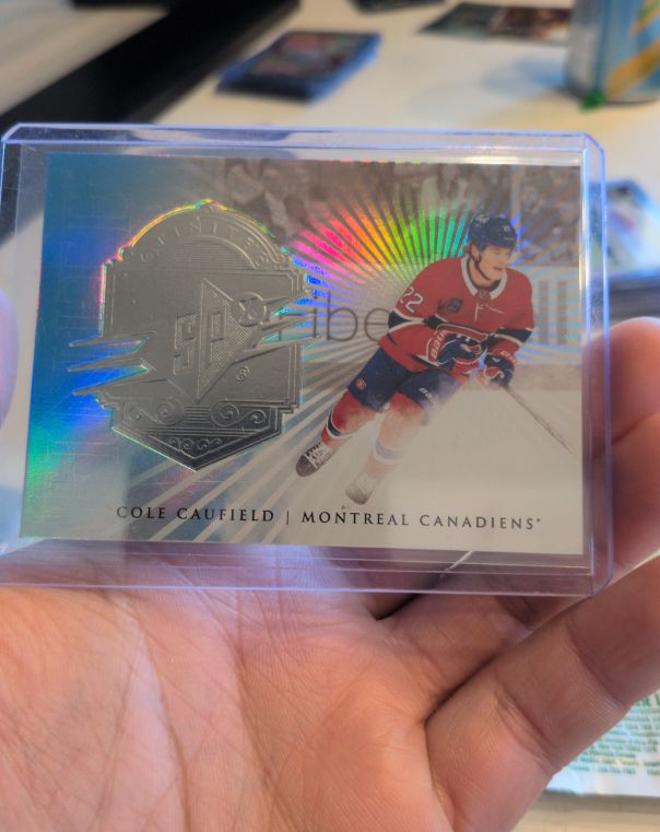 2024-25 Upper Deck SPx Finite #F-5 Cole Caufield — front