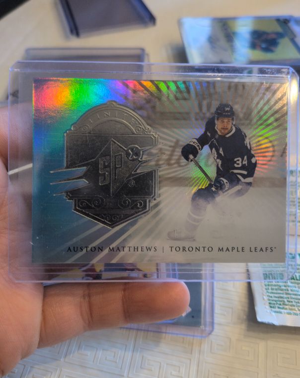 2024-25 Upper Deck SPx Finite #F-13 Auston Matthews — front