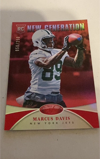 2013 Panini Certified New Generation Mirror Red #Marcus Davis — front