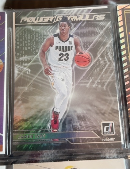 2022 Panini Chronicles Donruss Draft Picks Power Formulas #PF-JIV Jaden Ivey — front
