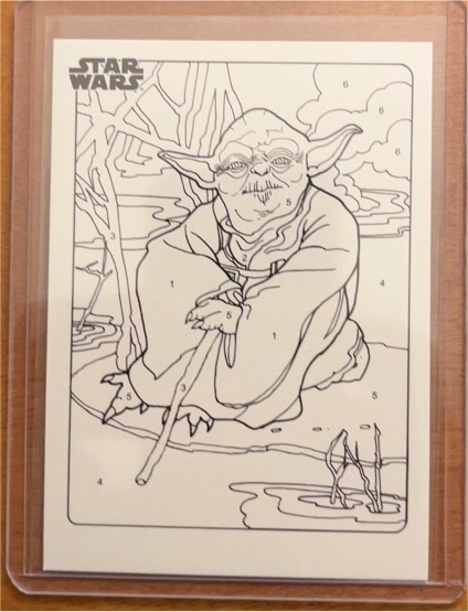 2025 Topps Chrome Star Wars By the Number #CP-24 Yoda — front
