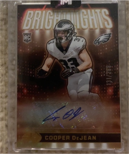 2024 Panini Illusions Bright Lights #207 Cooper DeJean — front