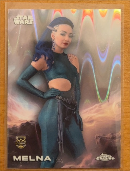 2025 Topps Chrome Star Wars #135 Melna — front
