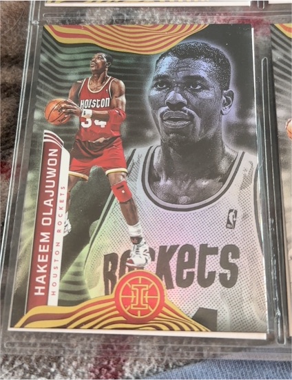 2021-22 Panini Illusions #137 Hakeem Olajuwon — front
