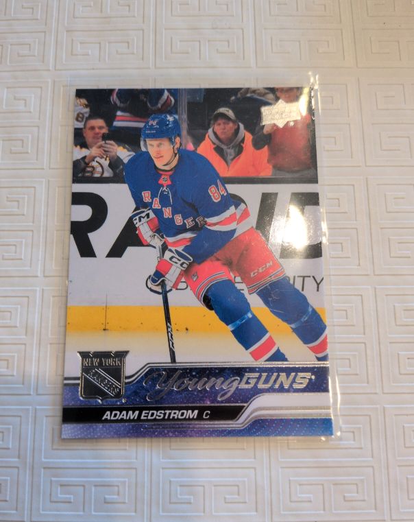 2023-24 Upper Deck Extended Series #703 Adam Edstrom Young Guns — front