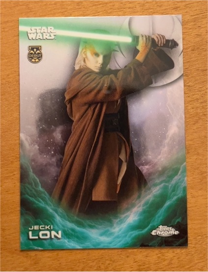 2025 Topps Chrome Star Wars #CE-28 Jecki Lon — front