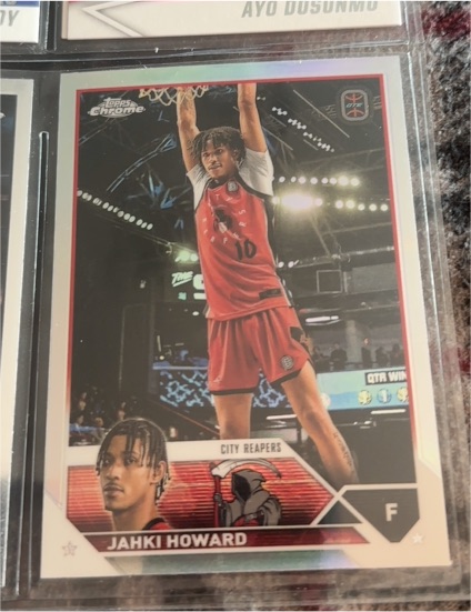 2023-24 Topps Chrome Overtime Elite #36 Jahki Howard — front