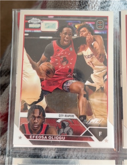 2023-24 Topps Chrome OTE #3 Efeosa Oliogu — front