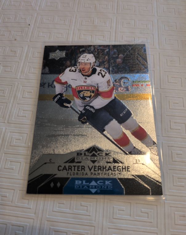2023-24 Upper Deck Extended Series Black Diamond #BD-17 Carter Verhaeghe — front