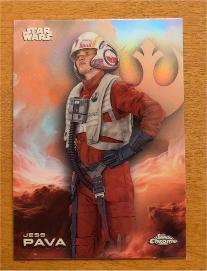 2025 Topps Chrome Star Wars #126 Jess Pava — front