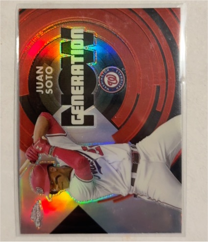 2022 Topps Chrome Generation Now #GN-3 Juan Soto — front