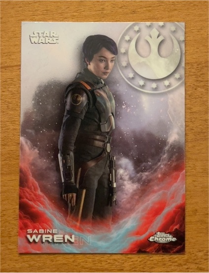 2025 Topps Chrome Star Wars #CE-43 Sabine Wren Costco Exclusive — front