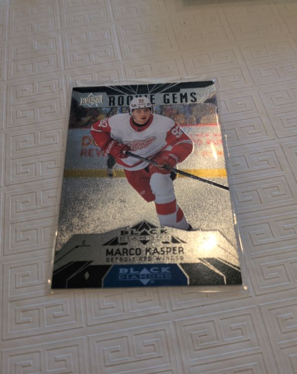 2023-24 Upper Deck Extended Series Black Diamond Rookie Gems #BD-12 Marco Kasper — front