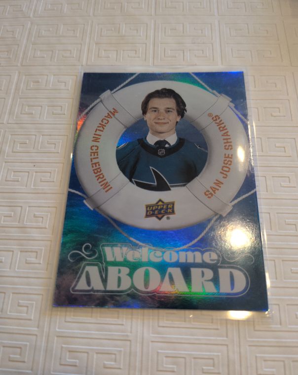 2024-25 Upper Deck Series 2 #WA-8 Macklin Celebrini — front