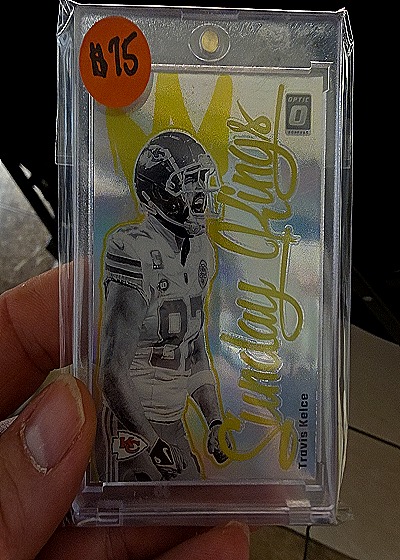 2024 Panini Donruss Optic #20 Travis Kelce Sunday Kings — front
