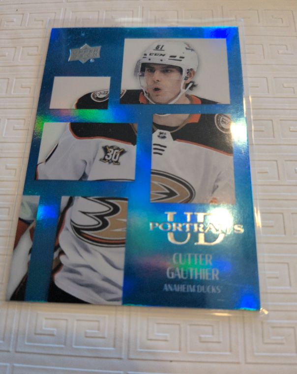 2024-25 Upper Deck Series 2 UD Portraits #P34 Cutter Gauthier — front