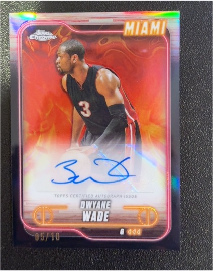 2024-25 Topps Chrome #13 Dwyane Wade — front