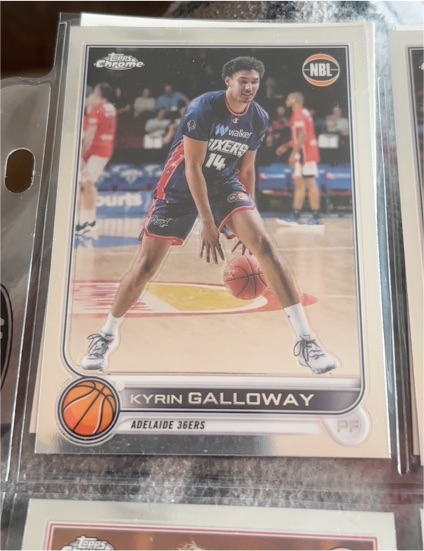 2022-23 Topps Chrome NBL #5 Kyrin Galloway — front