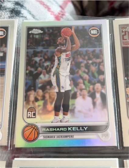 2022-23 Topps Chrome NBL #91 Rashard Kelly — front