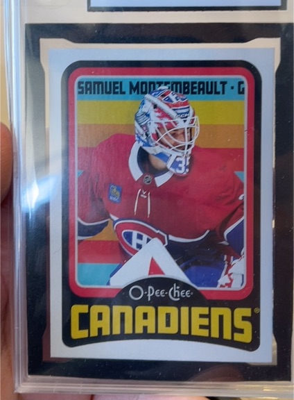 2024-25 O-Pee-Chee #385 Samuel Montembeault Pee-Chee - Retro — front