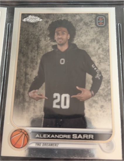 2022-23 Topps Chrome Overtime Elite #52 Alexandre Sarr — front