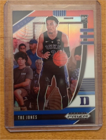 2020 Panini Prizm Draft Picks #77 Tre Jones — front
