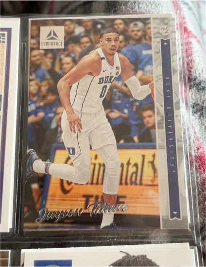2022 Panini Chronicles Luminance Draft Picks #49 Jayson Tatum — front